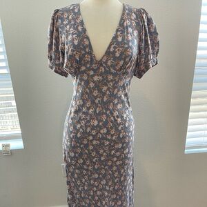 Free People Jen's Pirate Booty Daisy Printed Midi Dress